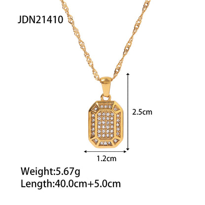 Elegant Graceful Women's High-grade 18K Electroplated Three-dimensional White Zircon