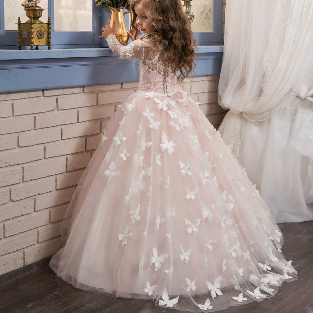 Princess dress flower girl evening dress