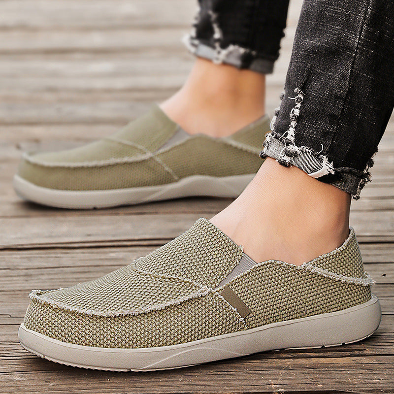 Stretch Strap Breathable Lightweight Canvas Shoes