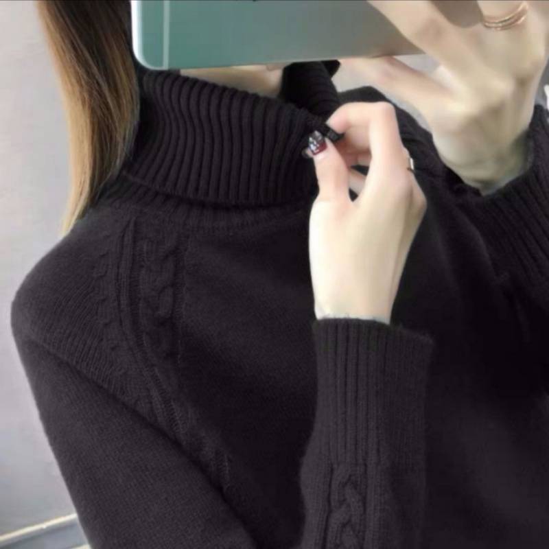 Women's Idle Style Turtleneck Sweater