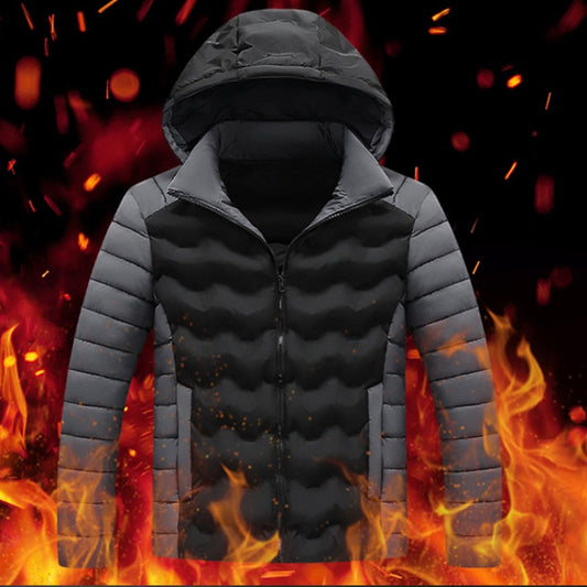 New Autumn And Winter Men's Casual Cotton-padded Jacket