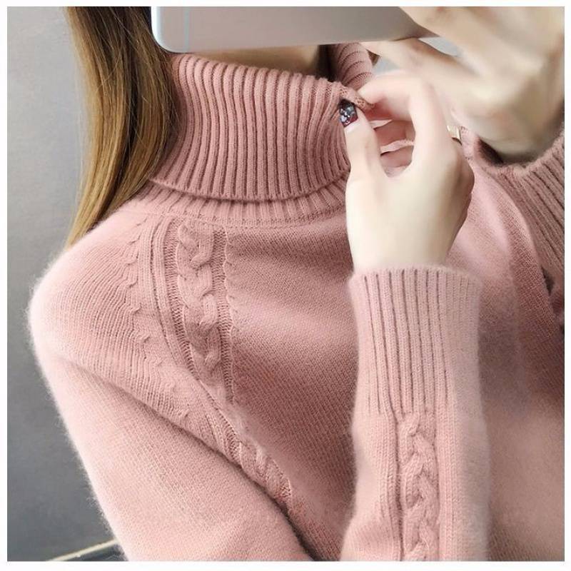 Women's Idle Style Turtleneck Sweater