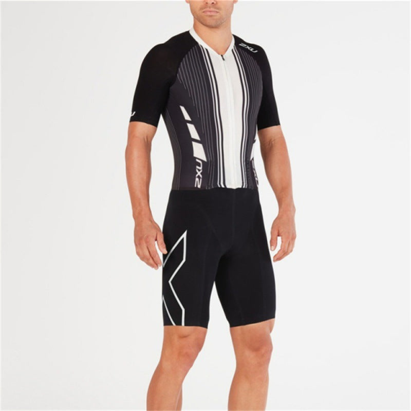 Men's Hot Sale Triathlon Cycling Jumpsuit Suit