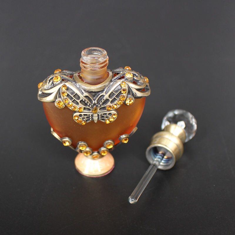 Vintage Essential Oil Glass Perfume Bottle