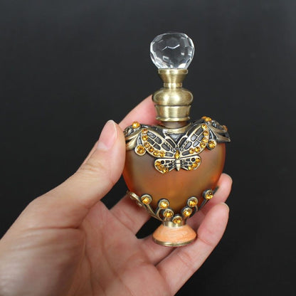 Vintage Essential Oil Glass Perfume Bottle