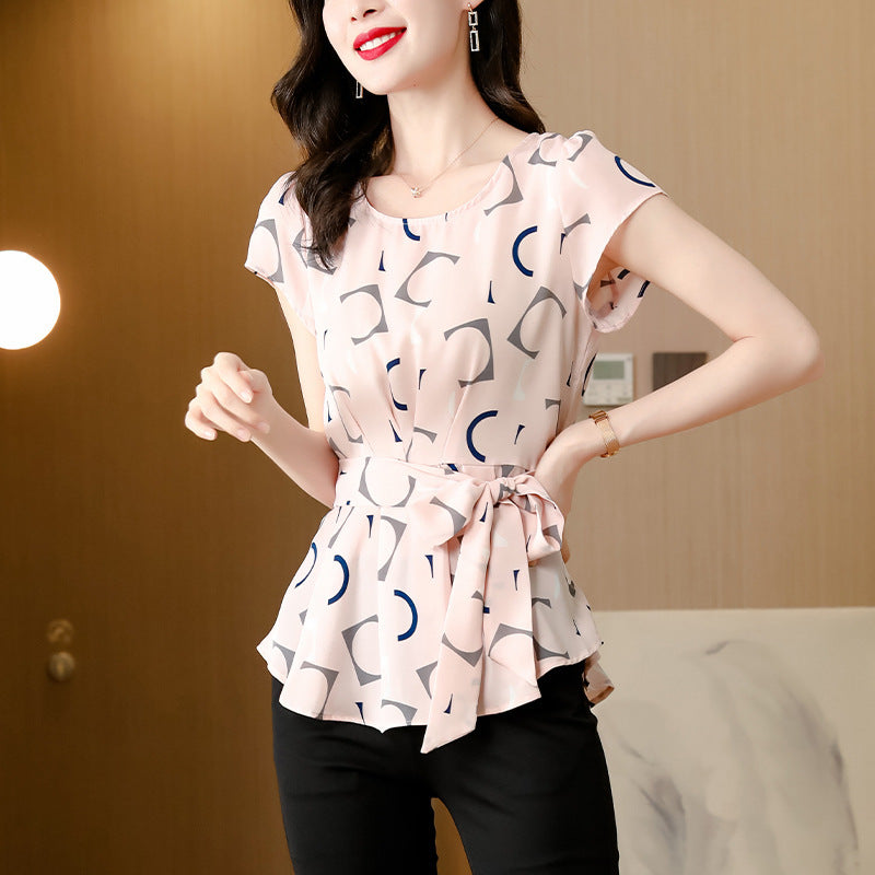 Women Casual Summer Style Chiffon Blouses Shirts