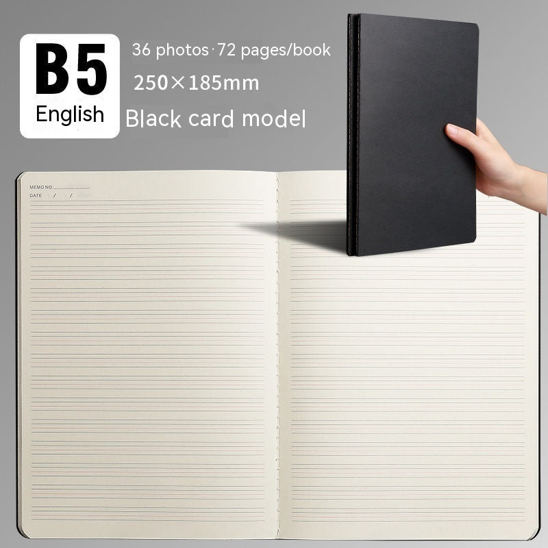 B5 Notebook Student Exercise Book Kraft Paper Stitching Notepad