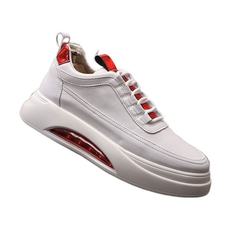 Fashion Trendy Men's Casual Shoes With White Thick Sole