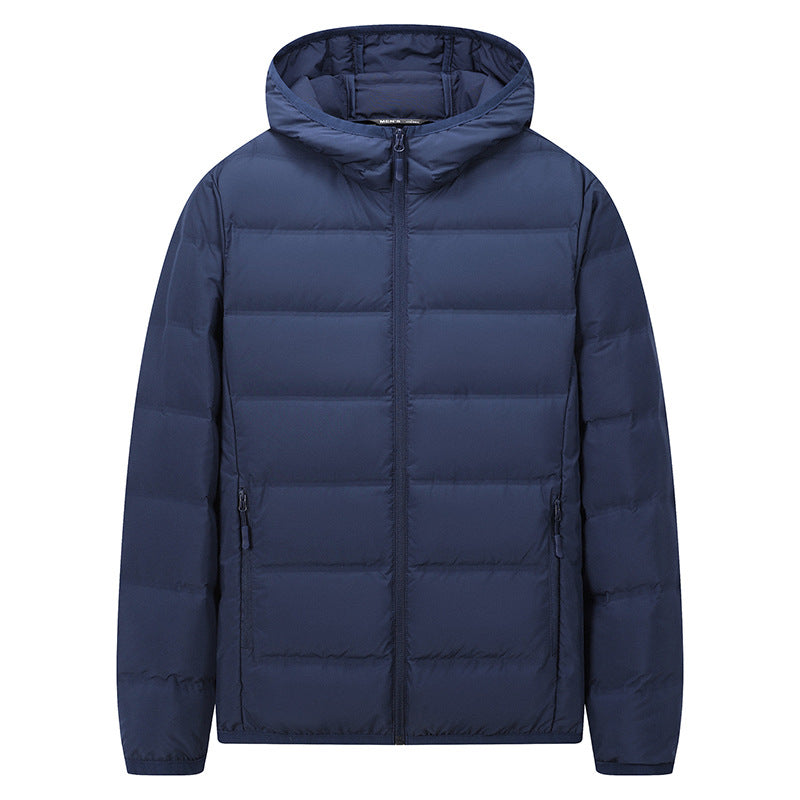 Winter New Hooded Men's Down Jacket