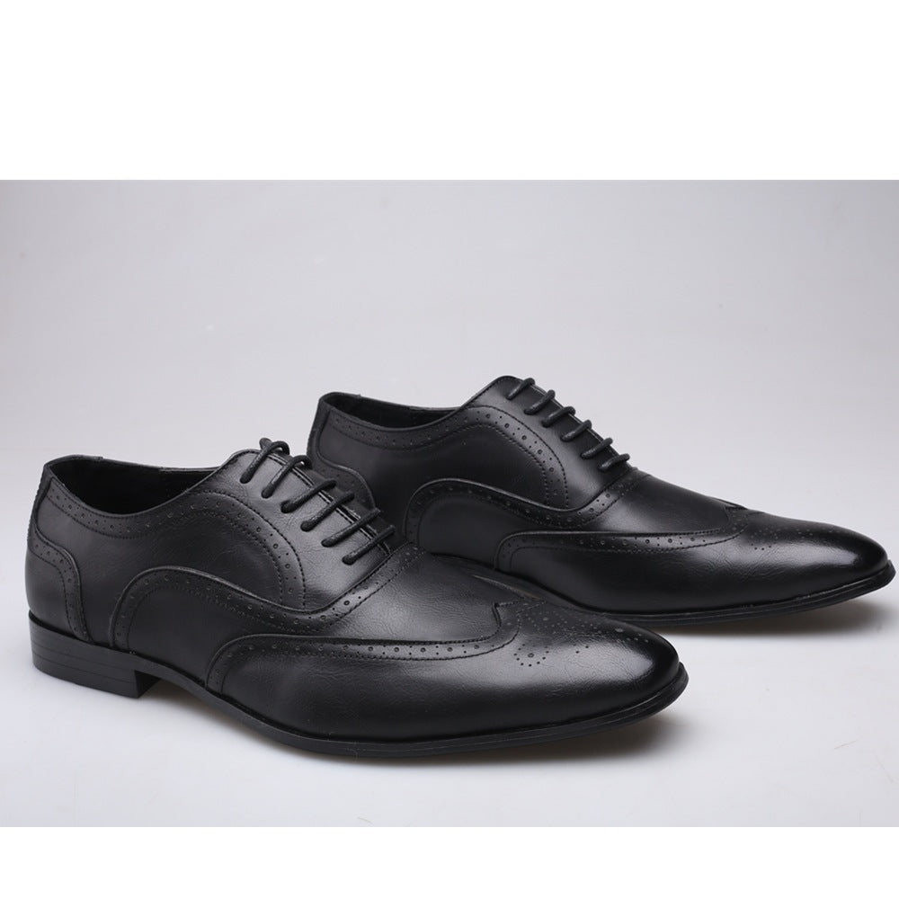 Men's Pu Leather Shoes Men's Plus Size