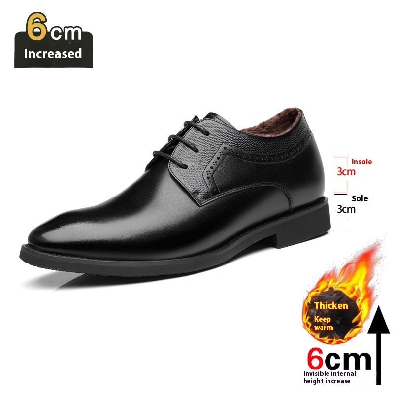 Business Formal Wear Leather Shoes Men's Pointed Casual Shoes