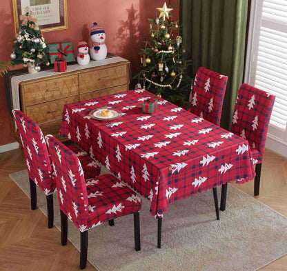 Waterproof And Oil-proof Christmas Tablecloth