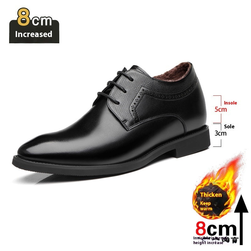 Business Formal Wear Leather Shoes Men's Pointed Casual Shoes