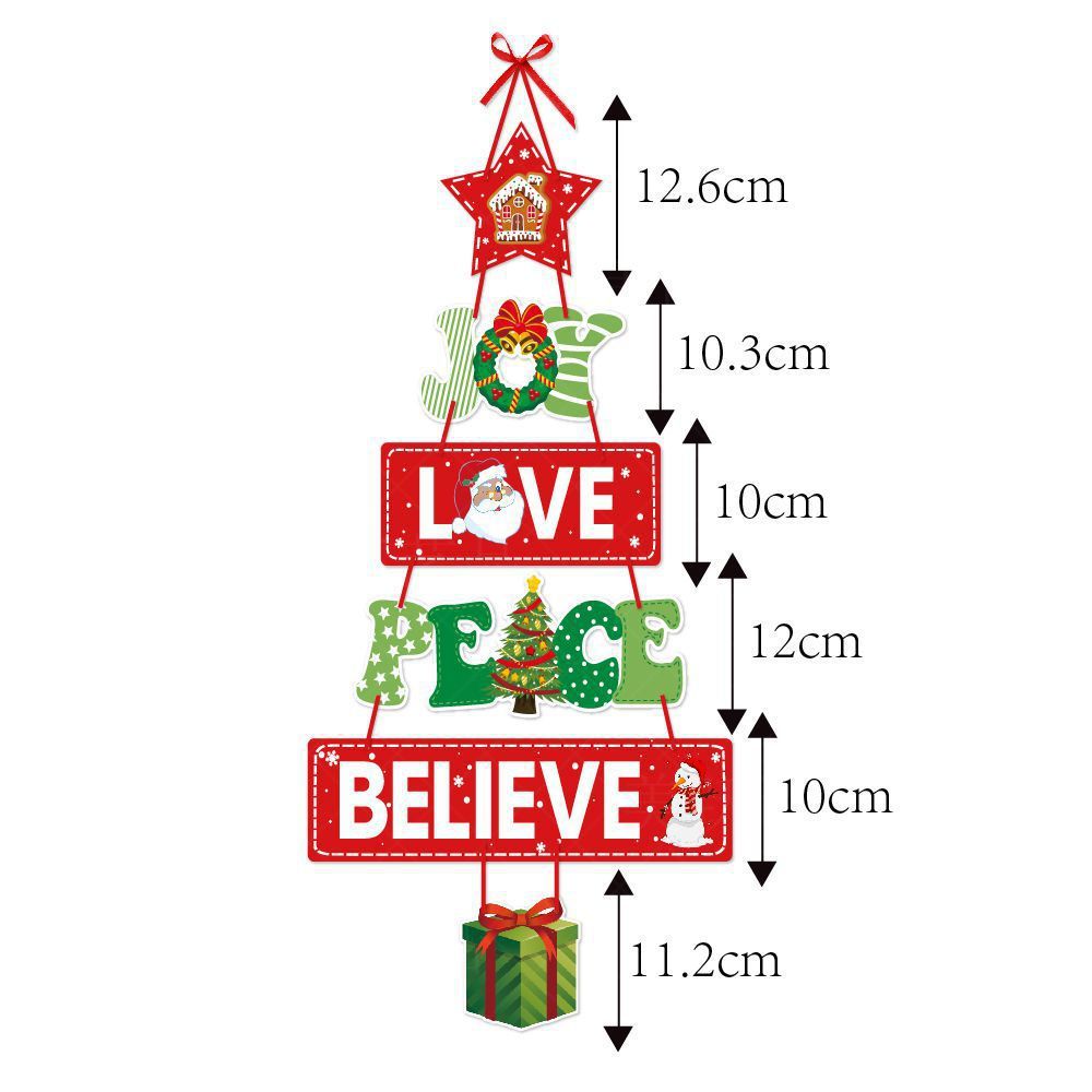 Christmas Decoration Door Width Hanging Decoration Party Decoration