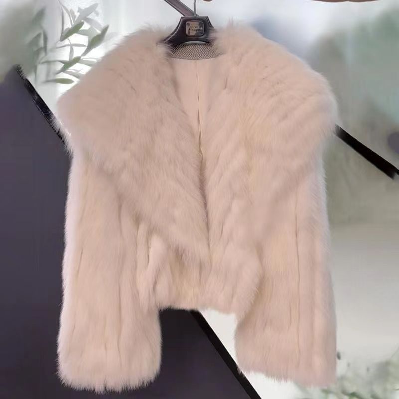 Women's Fashion Woven Chanel Coat