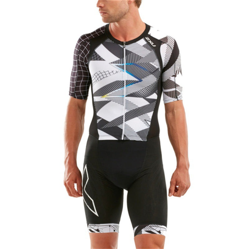 Men's Hot Sale Triathlon Cycling Jumpsuit Suit