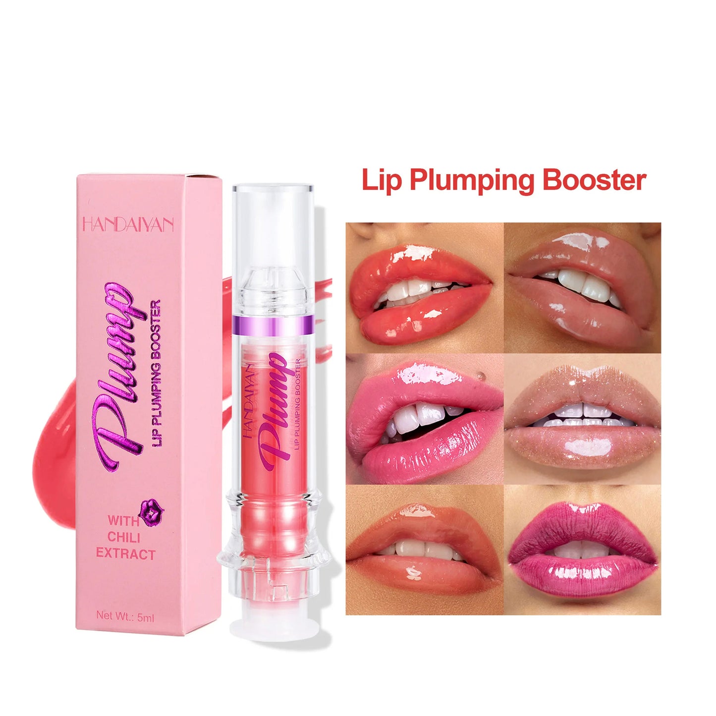 New Tube Lip Rich Lip Color Slightly Spicy Lip Honey Lip Glass Mirror Face Lip Mirror Liquid Lipstick