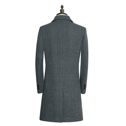 Business English Warm Young And Middle-aged Wool Coat