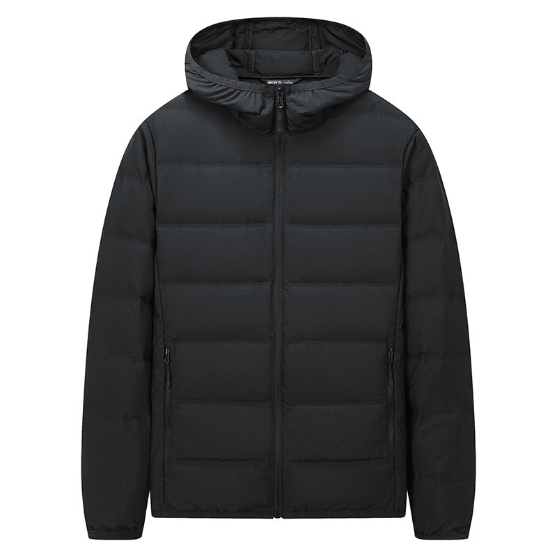 Winter New Hooded Men's Down Jacket