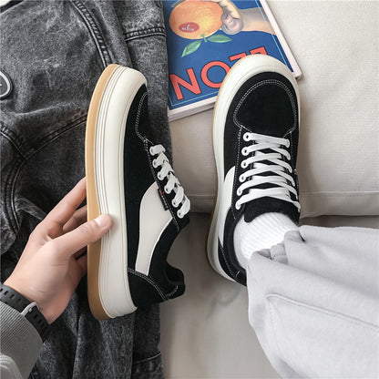 Platform Hong Kong Style Youth Men's Trendy Street Skate Shoes