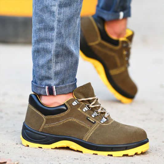 Unisex Comfortable And Lightweight All Season Safety Shoes Anti-smash Steel Toe Working Shoes Men Safety Boots