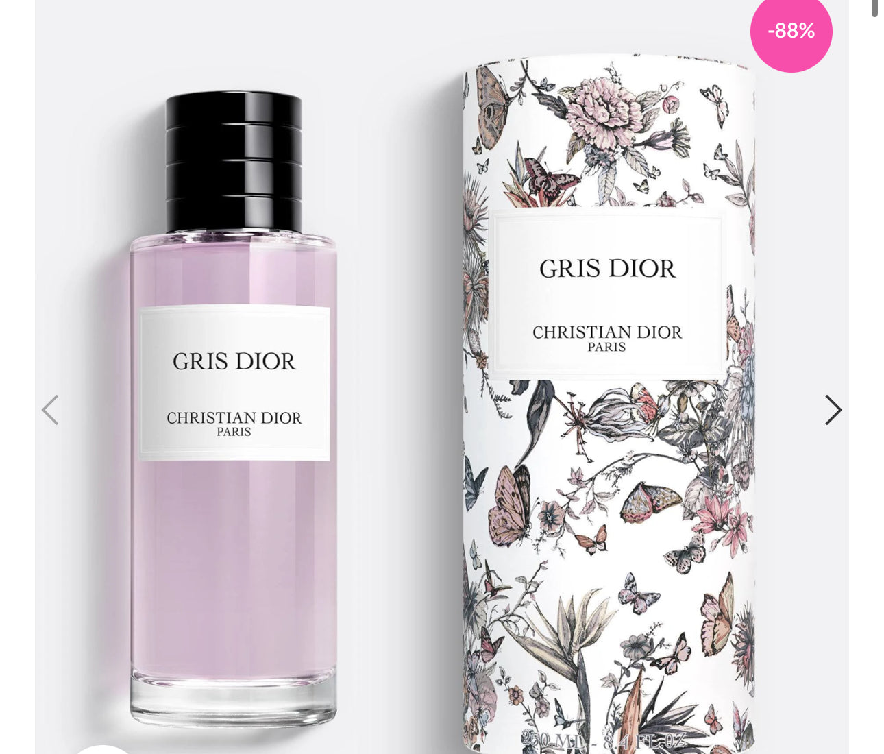 GRIS DIOR CHRISTIAN DIOR PARIS  UNISEX 125ml