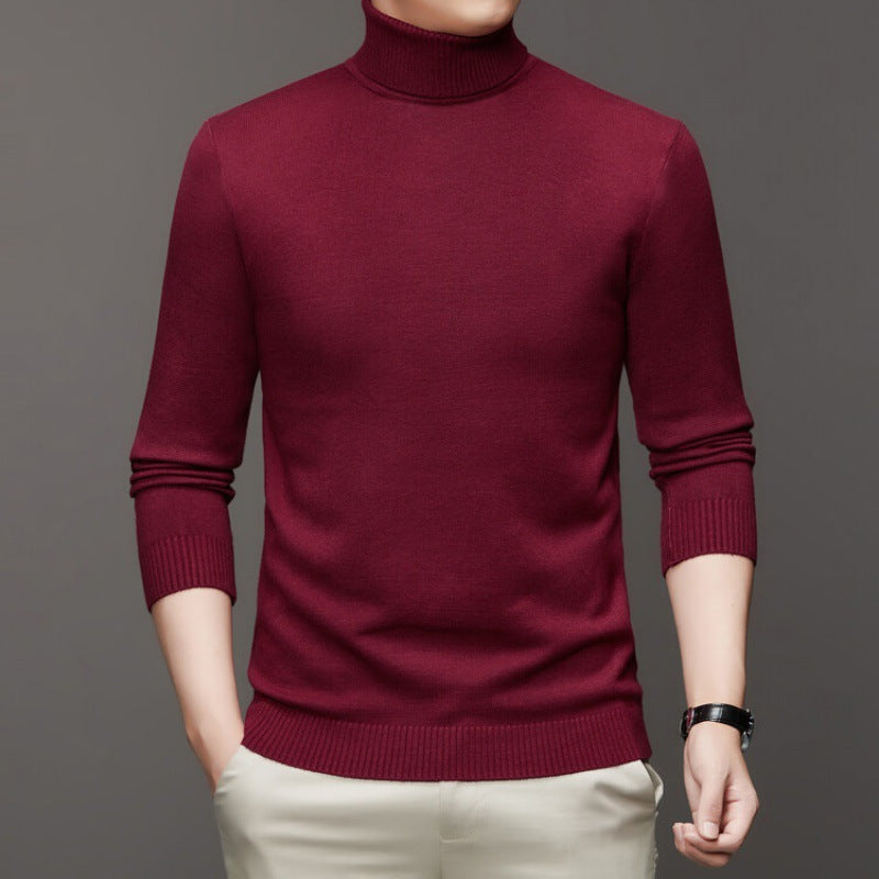 Men's Turtleneck Sweater Winter Thickening