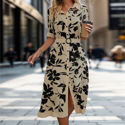 Fashion Personality Summer Female Printing Dress