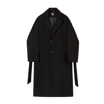 Perth Korean Men's Long Below The Knee Overcoat