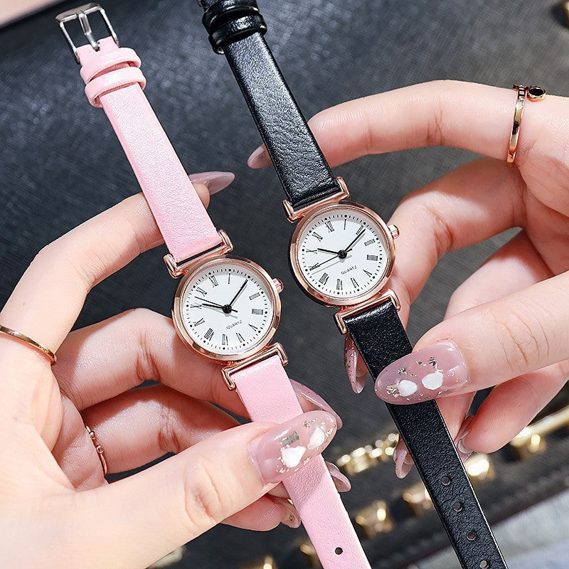 Women's Watch Digital Roman Scale Quartz Watch Live One Piece Dropshipping Watch