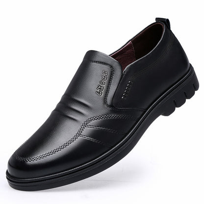 Men's Soft-soled Non-slip Casual Leather Shoes