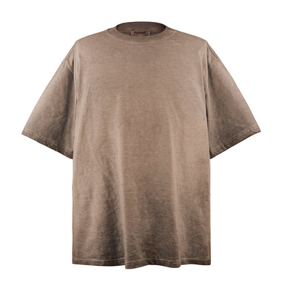 Distressed Dirty Casual Short-sleeved T-shirt For Men