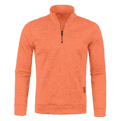 Autumn And Winter Men's Neckline Zipper Sweater