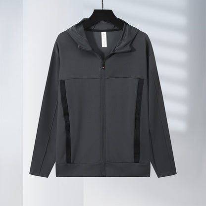 Fashion Zipper Hooded Sportswear Men's Quick-drying Thin Spring And Autumn