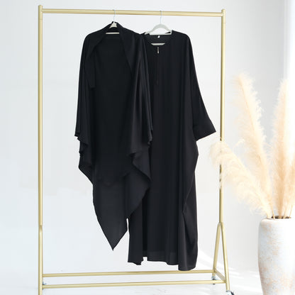 Women's Crew-neck Batwing Sleeve Robe