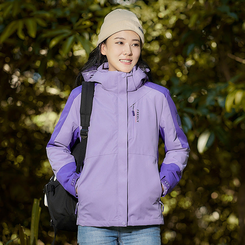 Three-in-one Removable Windproof Waterproof Jacket