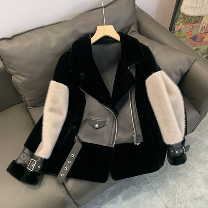 Women's Locomotive Environmental Fur Coat