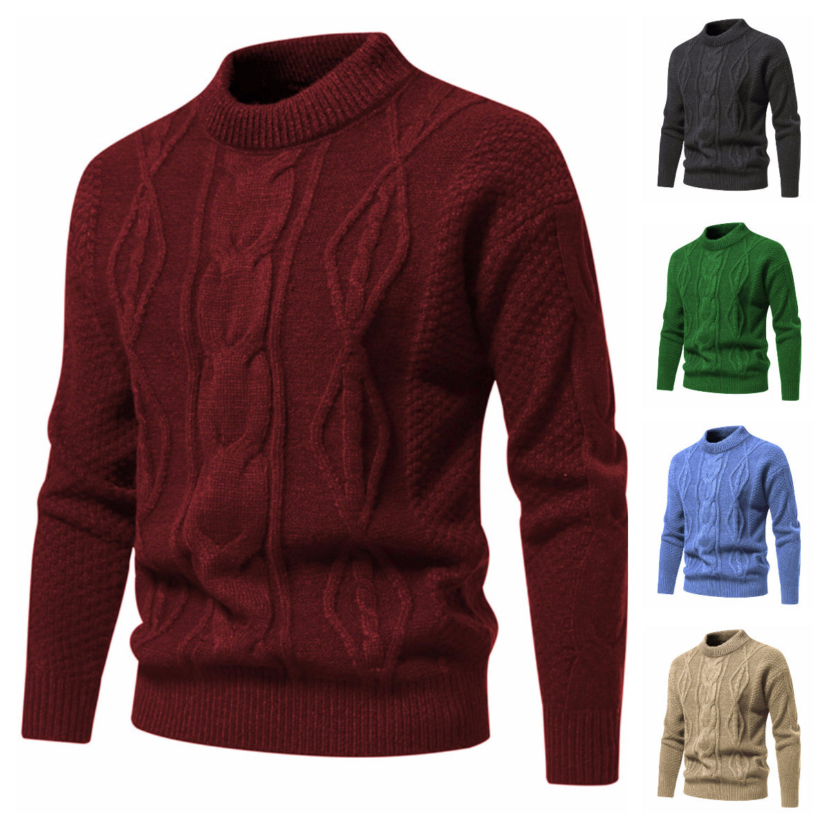 Autumn And Winter Sweater American Retro Men's Knitwear