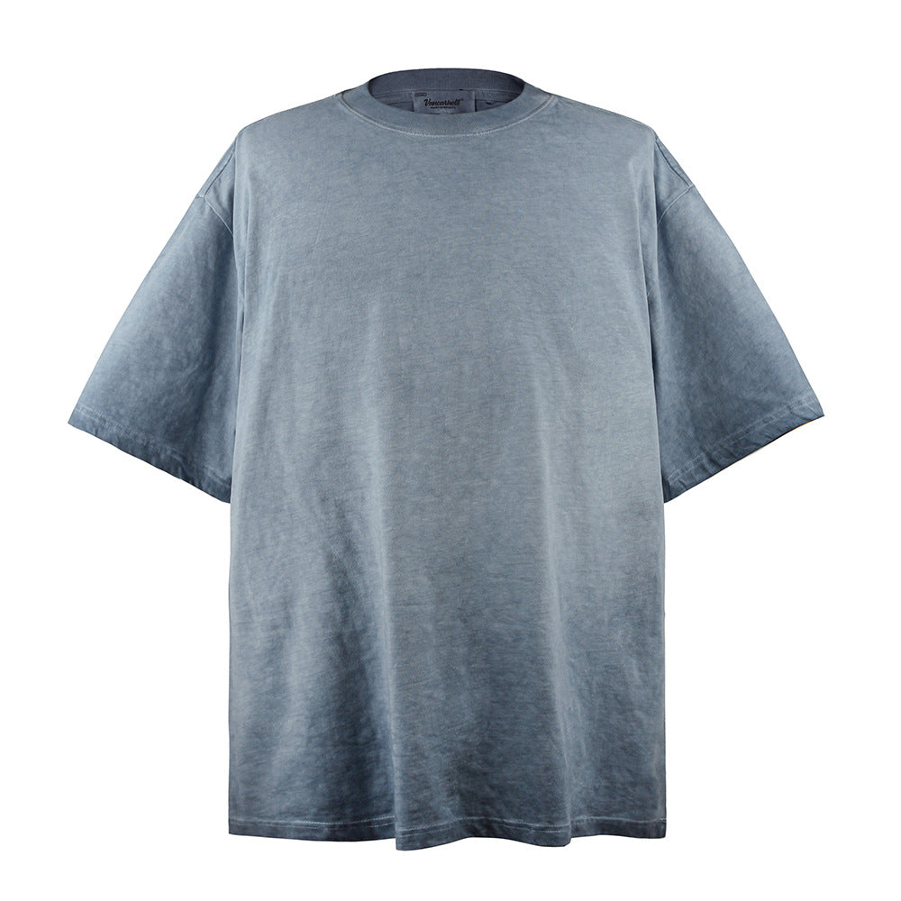 Distressed Dirty Casual Short-sleeved T-shirt For Men