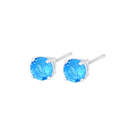 925 Sterling Silver High-grade Niche Zircon Stud Earrings