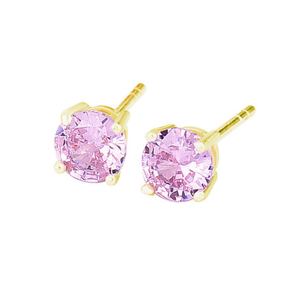 925 Sterling Silver High-grade Niche Zircon Stud Earrings