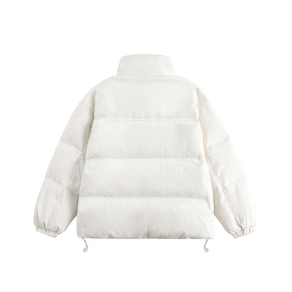 Basic Horn Button Of Trend Down Jacket