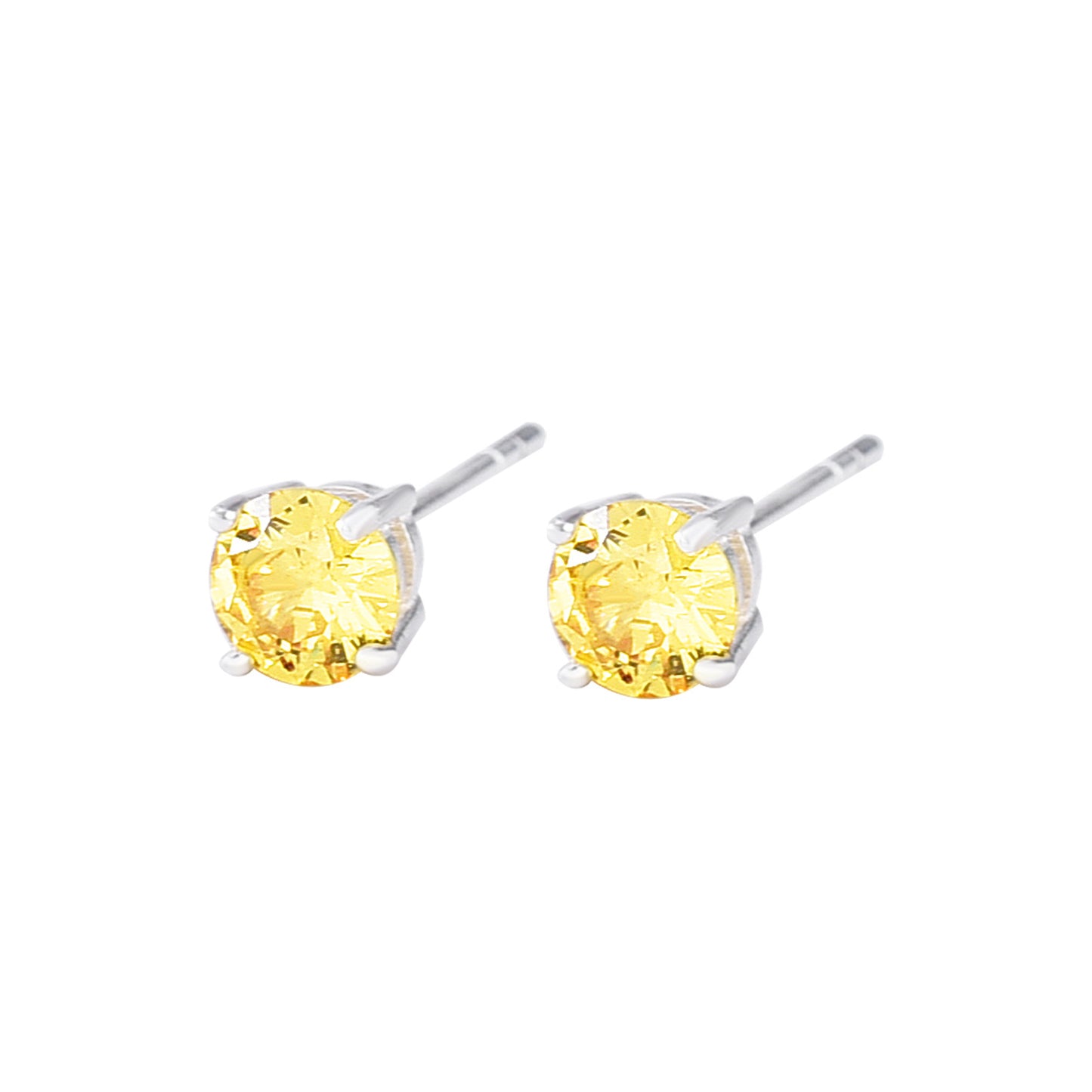 925 Sterling Silver High-grade Niche Zircon Stud Earrings