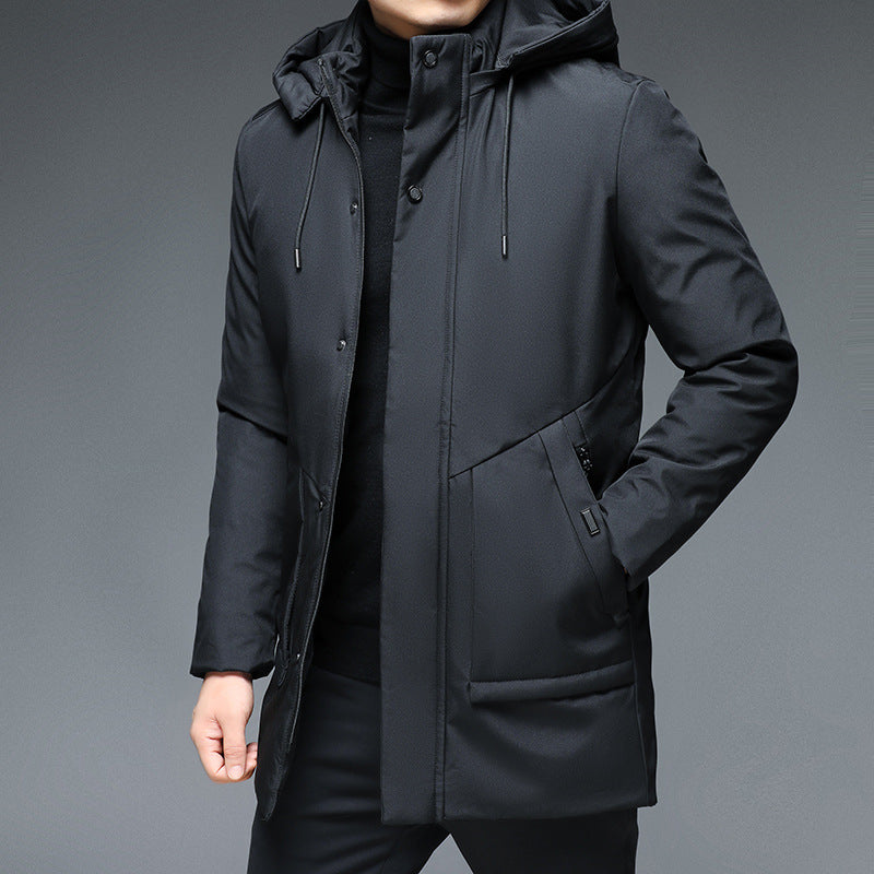 Men's Hooded Thickened Warm-keeping Cotton Clothing