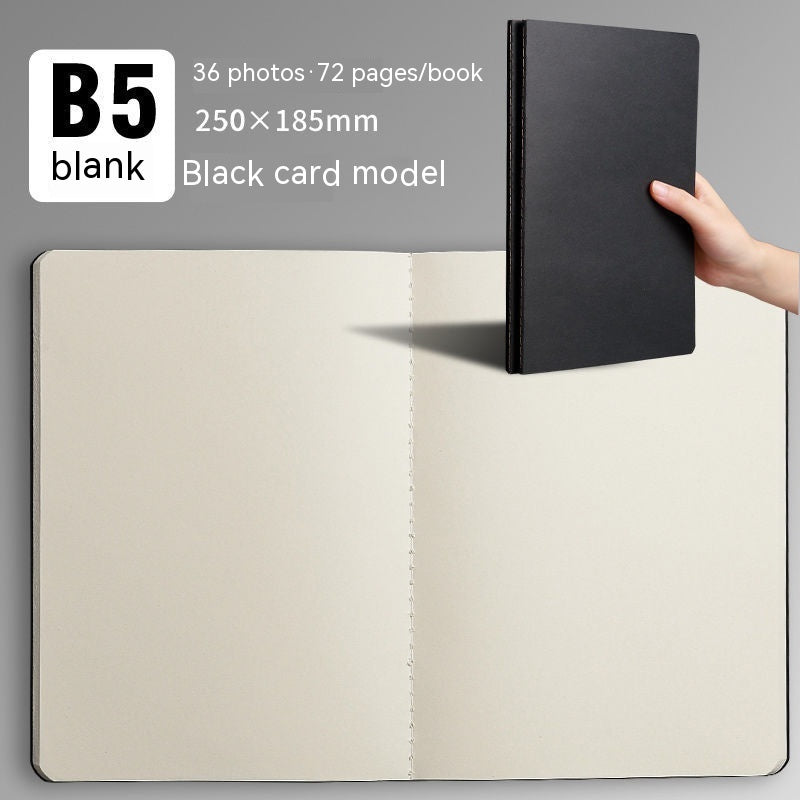 B5 Notebook Student Exercise Book Kraft Paper Stitching Notepad