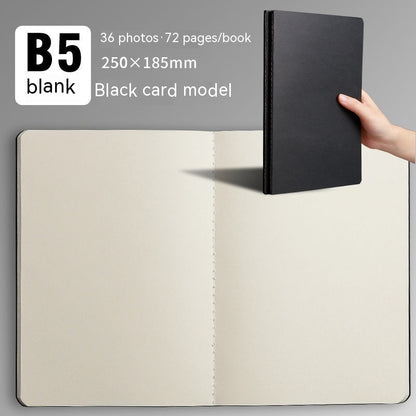 B5 Notebook Student Exercise Book Kraft Paper Stitching Notepad