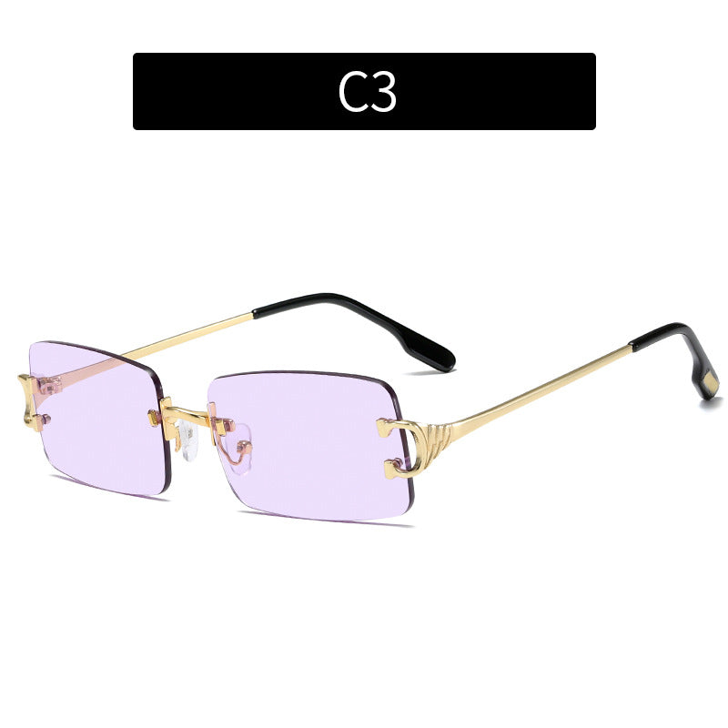 Special Frameless Trendy Men's And Women's Sun Glasses