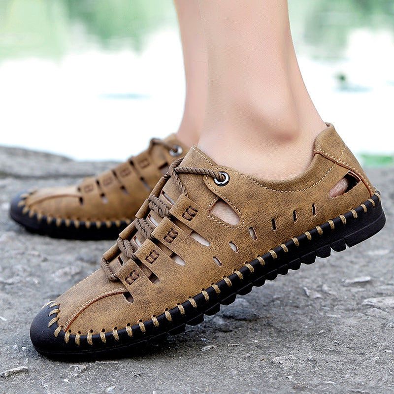 Comfortable Soft Sole Outdoor Casual Leather Shoes