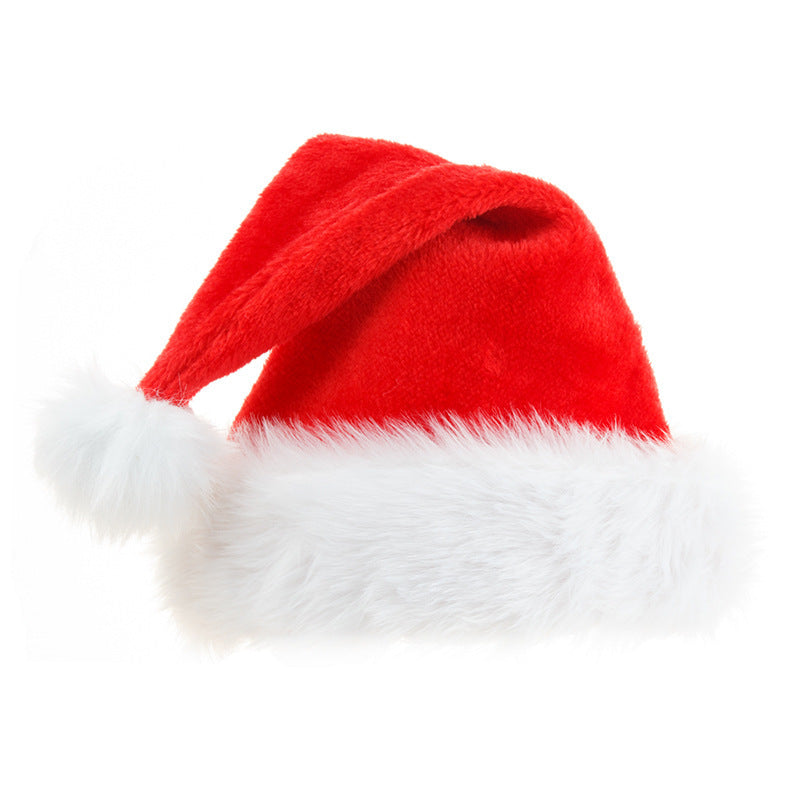 Increase Thicker Big Ball Santa Christmas Plush Hats