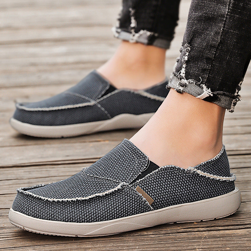 Stretch Strap Breathable Lightweight Canvas Shoes